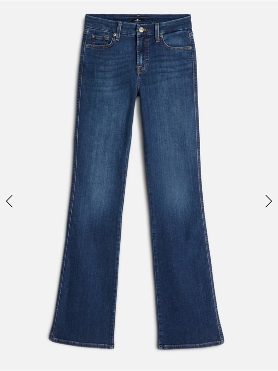 7 For All Mankind Denim - 7 For All Mankind Dark Blue Boot-Cut Jeans